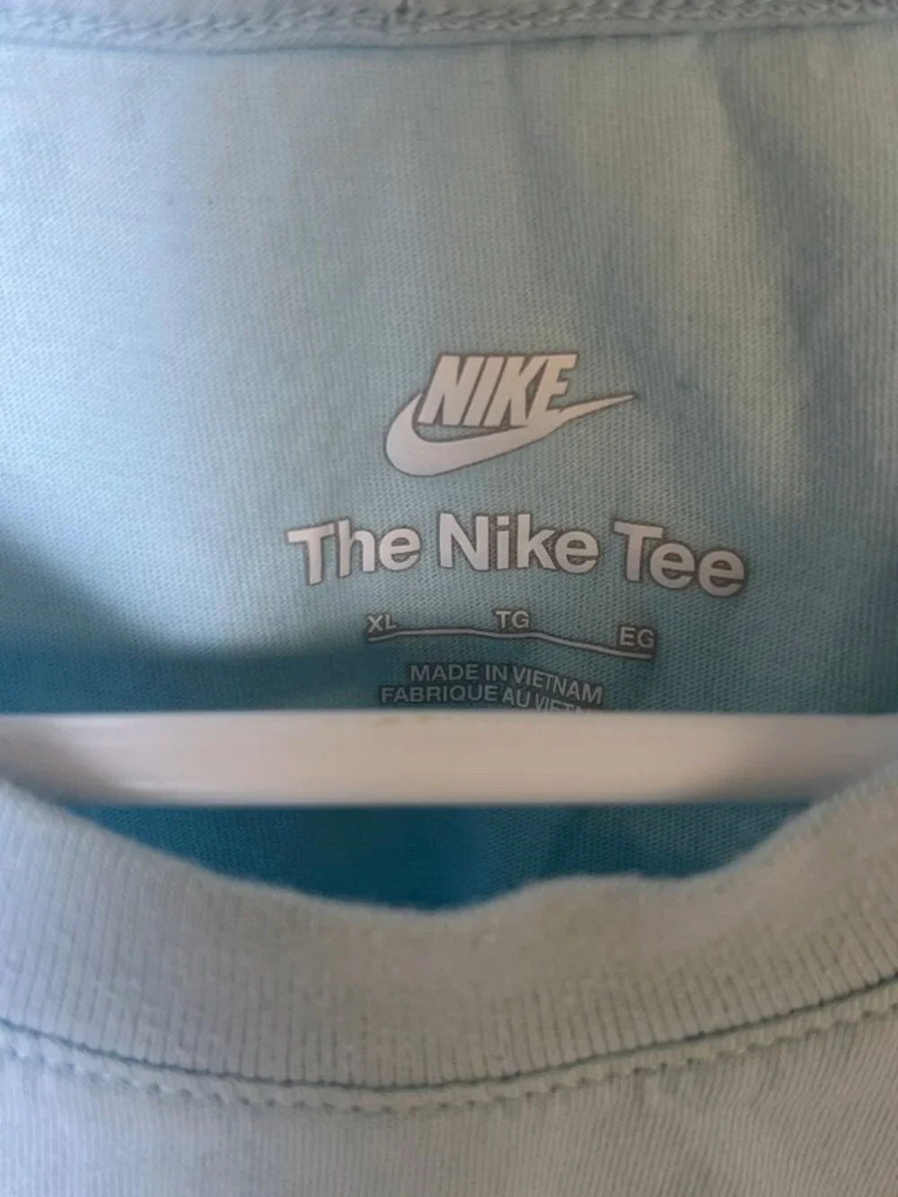Nike Graphic Tee Light Blue Abstract Streetwear‎ XL